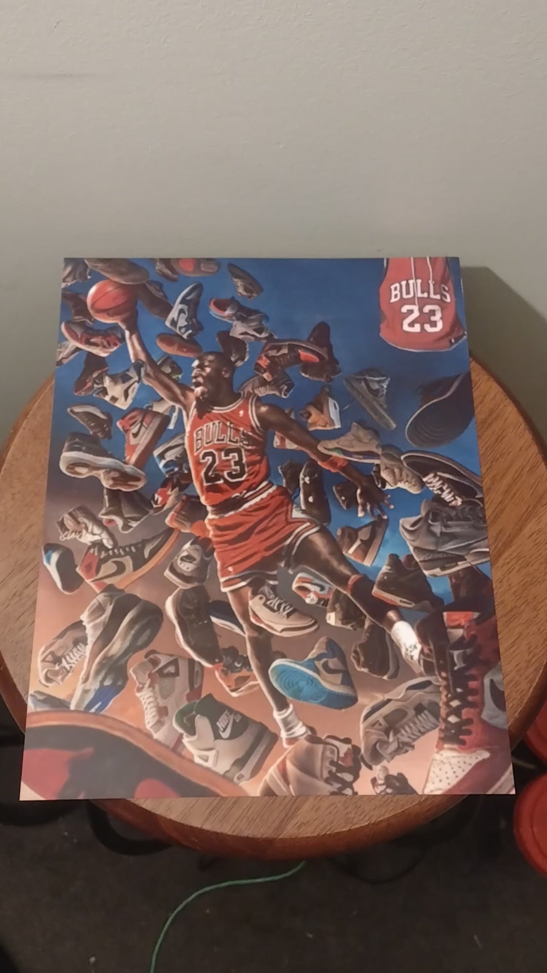 BRAND NEW!💯 (M.J)💨THE G.O.A.T🐐 8.5x11 ULTRA PREMIUM GLOSSY COLOR ART ORIGINAL SELF-CREATED FULL PAGE! NO BORDERS! BASKETBALL POSTER!🤩