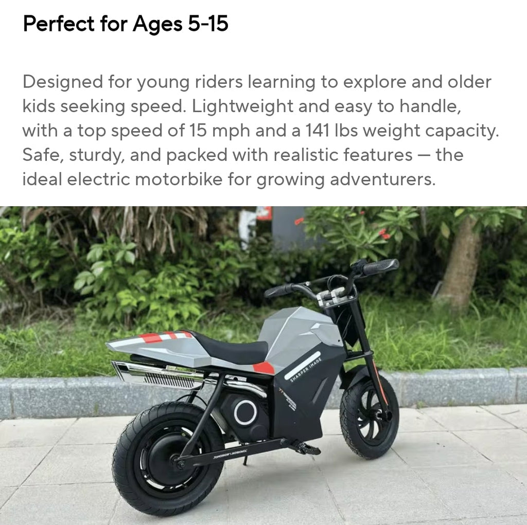BRAND NEW!💯 ELECTRIC MOTORCYCLE💨 (15.5 MPH) DIRT BIKE FOR KIDS, AND TEENS!🤩