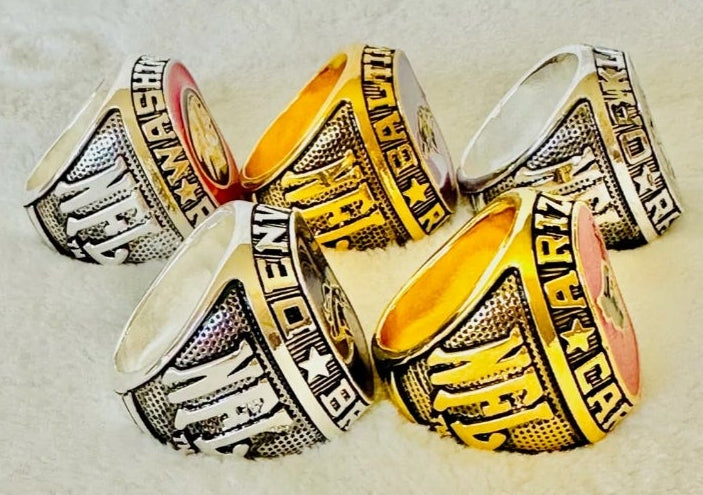 Balfour NFL Team Rings Customized (29 Ring) Size 11 Mega 18k Gold Sterling Silver Bundle Set!