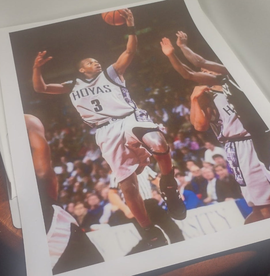 NEW!💯 ALLEN IVERSON GEORGETOWN HOYAS 8.5x11 ULTRA PREMIUM GLOSSY REPRINT BASKETBALL POSTER SET!🔥