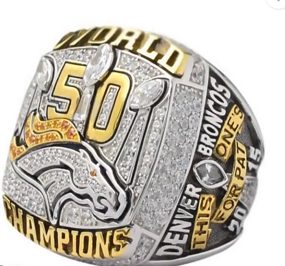 BRAND NEW!💯 HAND-MADE🖐️VON MILLER 2015 COLLECTORS SOUVENIR FOOTBALL SIZE 11 FAN RING WITH BRAND NEW! BLACK DISPLAY PROTECTION RING BOX AND SIX BRAND NEW! VON MILLER DENVER BRONCOS 8.5x11 ULTRA PREMIUM GLOSSY 2015 CHAMPIONSHIP REPRINT POSTERS!🤩