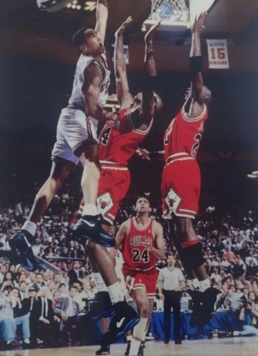BRAND NEW! JOHN STARKS KNICKS 8.5x11 VINTAGE ULTRA PREMIUM GLOSSY WALL/LOCKER REPRINT SLAM DUNK BASKETBALL POSTER!