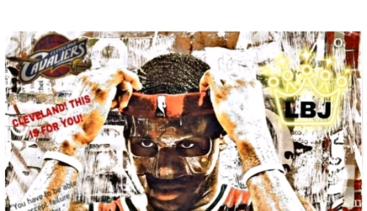 BRAND NEW!💯 LEBRON JAMES CLEVELAND CAVALIERS 8.5x11 ULTRA PREMIUM GLOSSY COLOR ART WALL/LOCKER BASKETBALL🏀SELF CREATED ORIGINAL POSTER!🔥