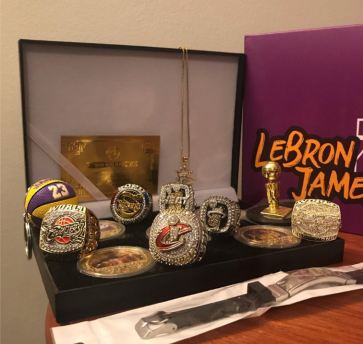 BRAND NEW!💯 LEBRON KING👑JAMES NBA🏀FINALS🏆 CHAMPIONSHIP MVP🏆GOLD🌟MEMORABILIA MEGA BUNDLE SET!🔥🔥🔥