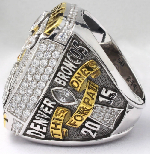 BRAND NEW!💯 HAND-MADE🖐️VON MILLER 2015 COLLECTORS SOUVENIR FOOTBALL SIZE 11 FAN RING WITH BRAND NEW! BLACK DISPLAY PROTECTION RING BOX AND SIX BRAND NEW! VON MILLER DENVER BRONCOS 8.5x11 ULTRA PREMIUM GLOSSY 2015 CHAMPIONSHIP REPRINT POSTERS!🤩