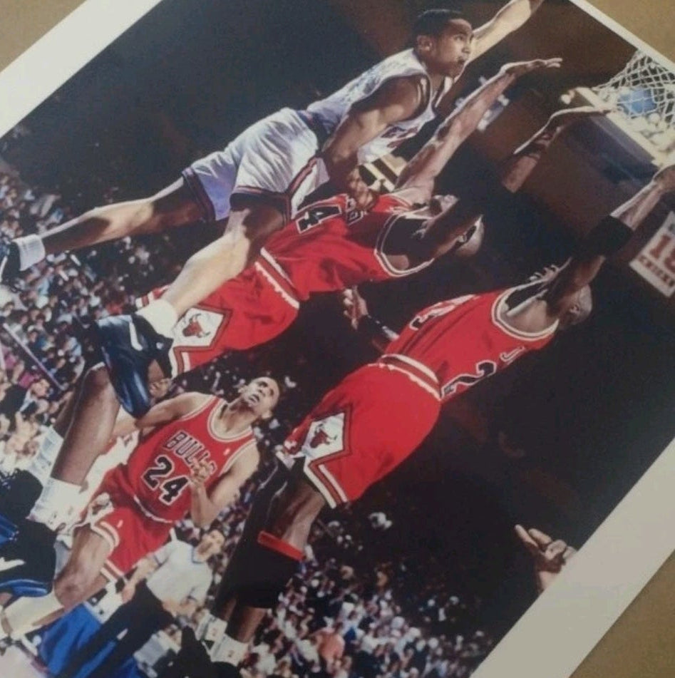 BRAND NEW! JOHN STARKS KNICKS 8.5x11 VINTAGE ULTRA PREMIUM GLOSSY WALL/LOCKER REPRINT SLAM DUNK BASKETBALL POSTER!