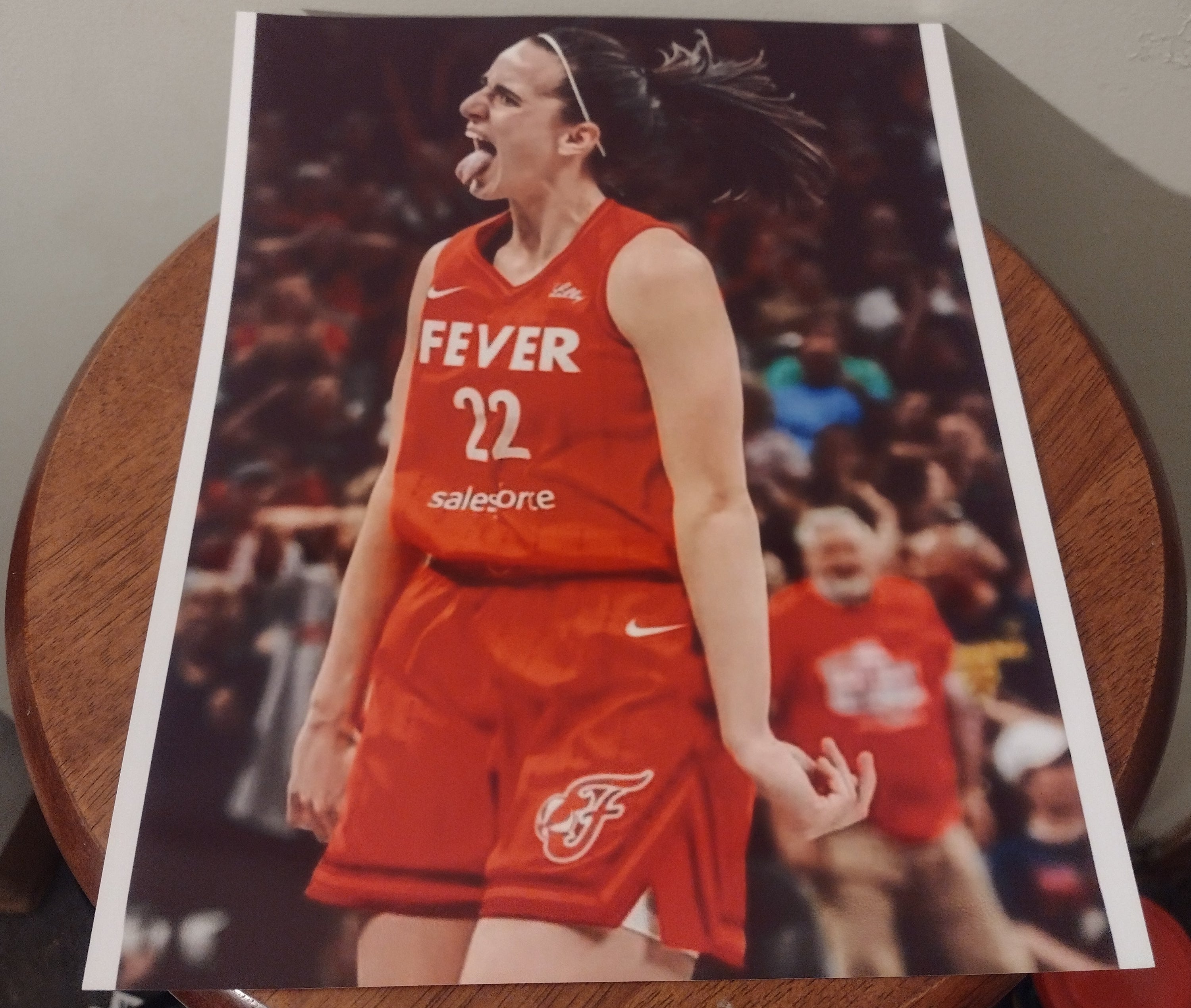 BRAND NEW!💯 CAITLIN CLARK  8.5x11 ULTRA PREMIUM GLOSSY INDIANA FEVER BASKETBALL POSTER!🔥