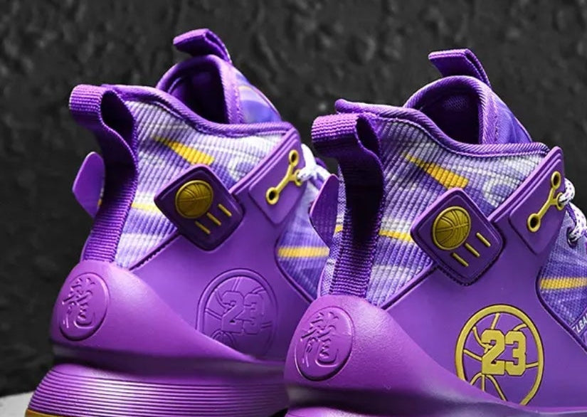 BRAND NEW! PURPLE AND GOLD,BLACK AND WHITE,AND GREEN AND ORANGE SPORTS ATHLETIC MEN’S SIZES 6.5-11 BASKETBALL SHOES