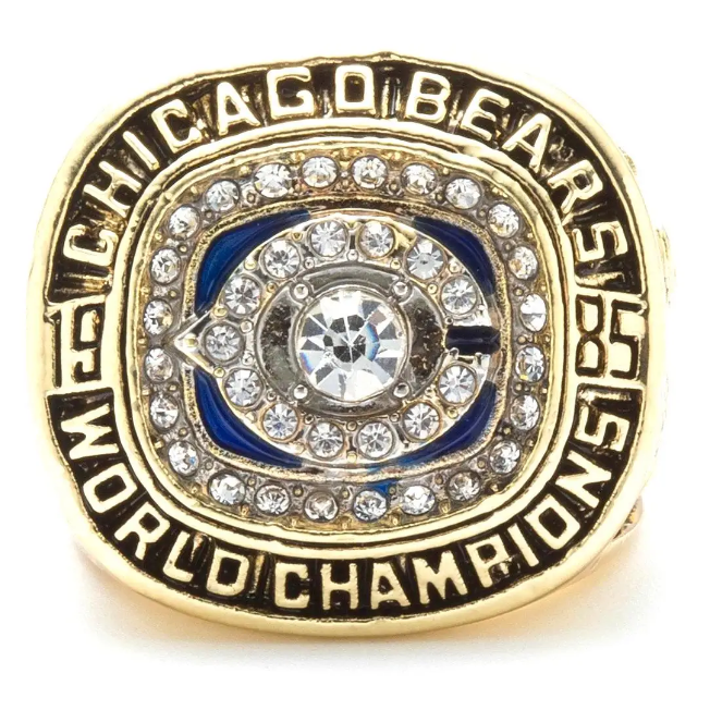 BRAND NEW!💯 HAND-MADE🖐️REFRIGERATOR PERRY OLD SCHOOL 1985 COLLECTORS SOUVENIR FOOTBALL SIZE 11 FAN RING WITH BRAND NEW! BLACK DISPLAY PROTECTION RING BOX AND SIX BRAND NEW! 8.5x11 ULTRA PREMIUM GLOSSY 1985 REFRIGERATOR PERRY CHAMPIONSHIP REPRINT POSTERS