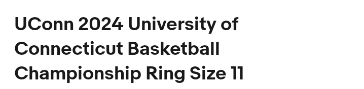 BRAND NEW!💯 CUSTOM MADE🖐️COLLECTORS UCONN HUSKIES COLLEGE SOUVENIR SIZE 11 BASKETBALL FAN RING WITH BRAND NEW! WOOD DISPLAY PROTECTION RING BOX BUNDLE SET!🔥