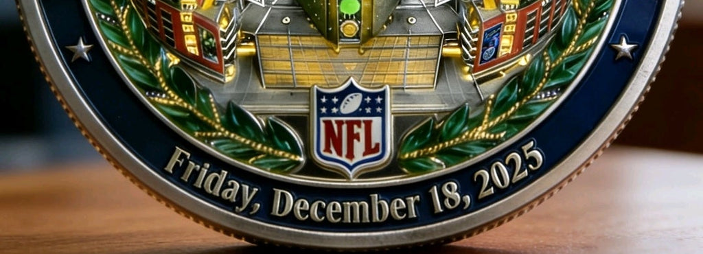 SEATTLE SEAHAWKS HISTORIC 38-37 WIN COMMEMORATIVE COIN (Dec 18, 2025)