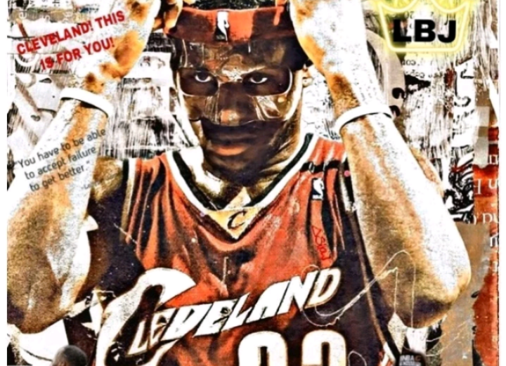 BRAND NEW!💯 LEBRON JAMES CLEVELAND CAVALIERS 8.5x11 ULTRA PREMIUM GLOSSY COLOR ART WALL/LOCKER BASKETBALL🏀SELF CREATED ORIGINAL POSTER!🔥