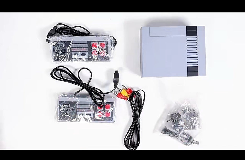 BRAND NEW! CLASSIC 620 BUILT IN NES VIDEO GAME REMAKE SYSTEM WITH 2 BRAND NEW! CONTROLLERS AND HOOKUP ACCESSORIES!