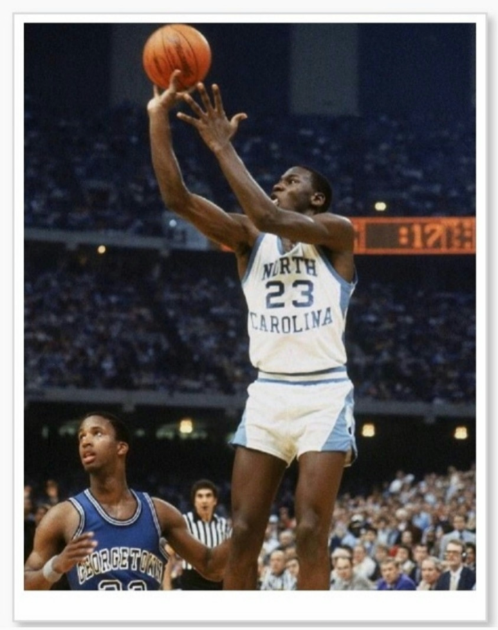 BRAND NEW!💯 MICHAEL JORDAN💨 NORTH CAROLINA TAR HEELS REPRINT ULTRA PREMIUM GLOSSY 8.5x11 NCAA BASKETBALL 1982 EIGHT POSTER BUNDLE SET!🔥