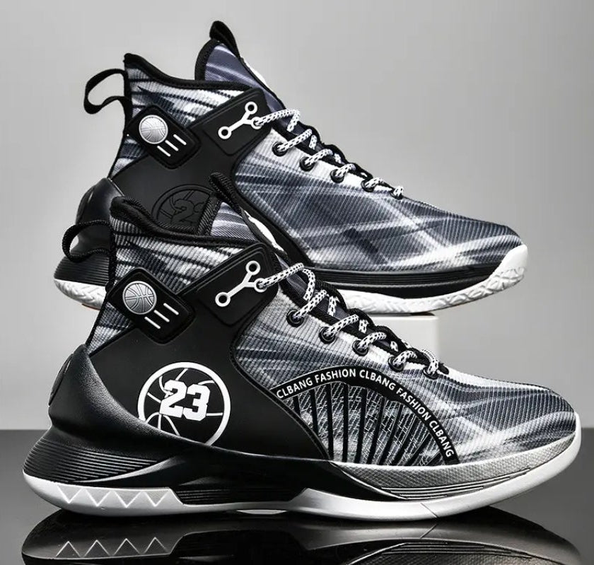BRAND NEW! PURPLE AND GOLD,BLACK AND WHITE,AND GREEN AND ORANGE SPORTS ATHLETIC MEN’S SIZES 6.5-11 BASKETBALL SHOES