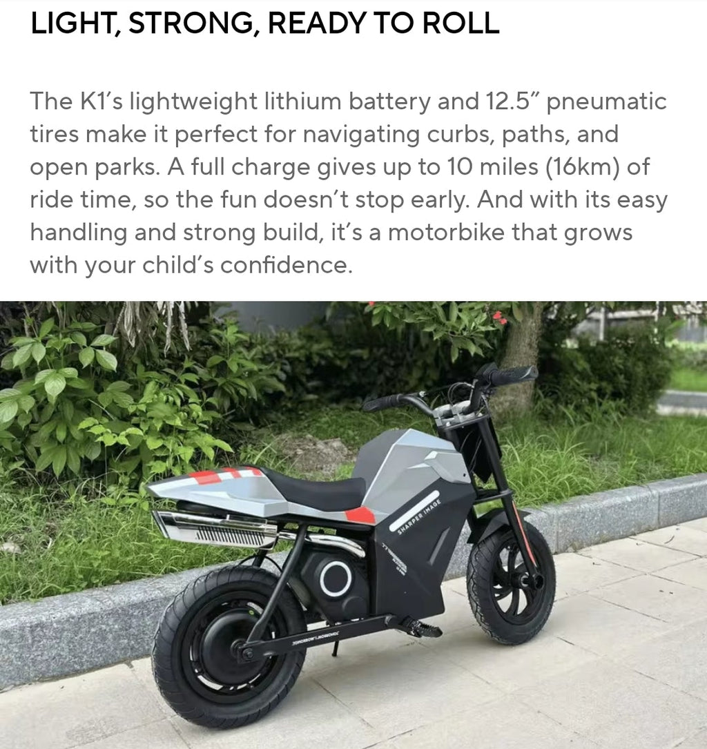 BRAND NEW!💯 ELECTRIC MOTORCYCLE💨 (15.5 MPH) DIRT BIKE FOR KIDS, AND TEENS!🤩