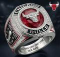 BRAND NEW!💯 CUSTOM MADE🖐️COLLECTORS CHICAGO BULLS SIZE 11 PROFESSIONAL BASKETBALL🏀SOUVENIR HIGH QUALITY FAN RING WITH BRAND NEW! DISPLAY PROTECTION RING BOX WITH 6 BRAND NEW! POSTER SET!🔥