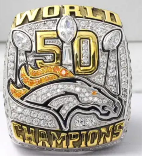 BRAND NEW!💯 HAND-MADE🖐️VON MILLER 2015 COLLECTORS SOUVENIR FOOTBALL SIZE 11 FAN RING WITH BRAND NEW! BLACK DISPLAY PROTECTION RING BOX AND SIX BRAND NEW! VON MILLER DENVER BRONCOS 8.5x11 ULTRA PREMIUM GLOSSY 2015 CHAMPIONSHIP REPRINT POSTERS!🤩