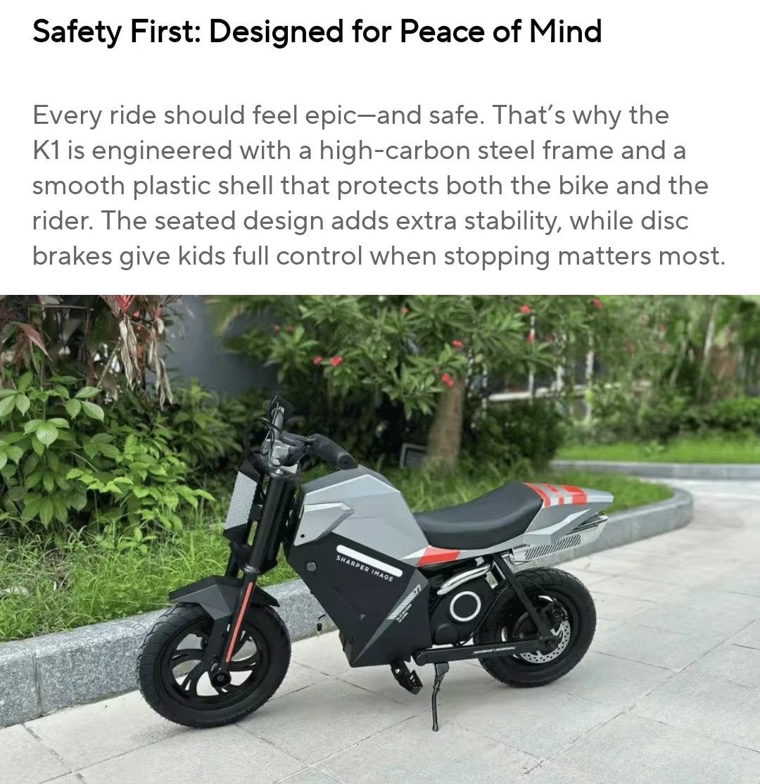 BRAND NEW!💯 ELECTRIC MOTORCYCLE💨 (15.5 MPH) DIRT BIKE FOR KIDS, AND TEENS!🤩