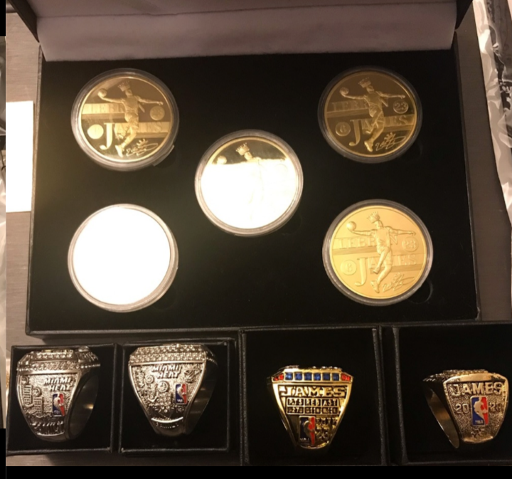 BRAND NEW!💯 LEBRON KING👑JAMES NBA🏀FINALS🏆 CHAMPIONSHIP MVP🏆GOLD🌟MEMORABILIA MEGA BUNDLE SET!🔥🔥🔥